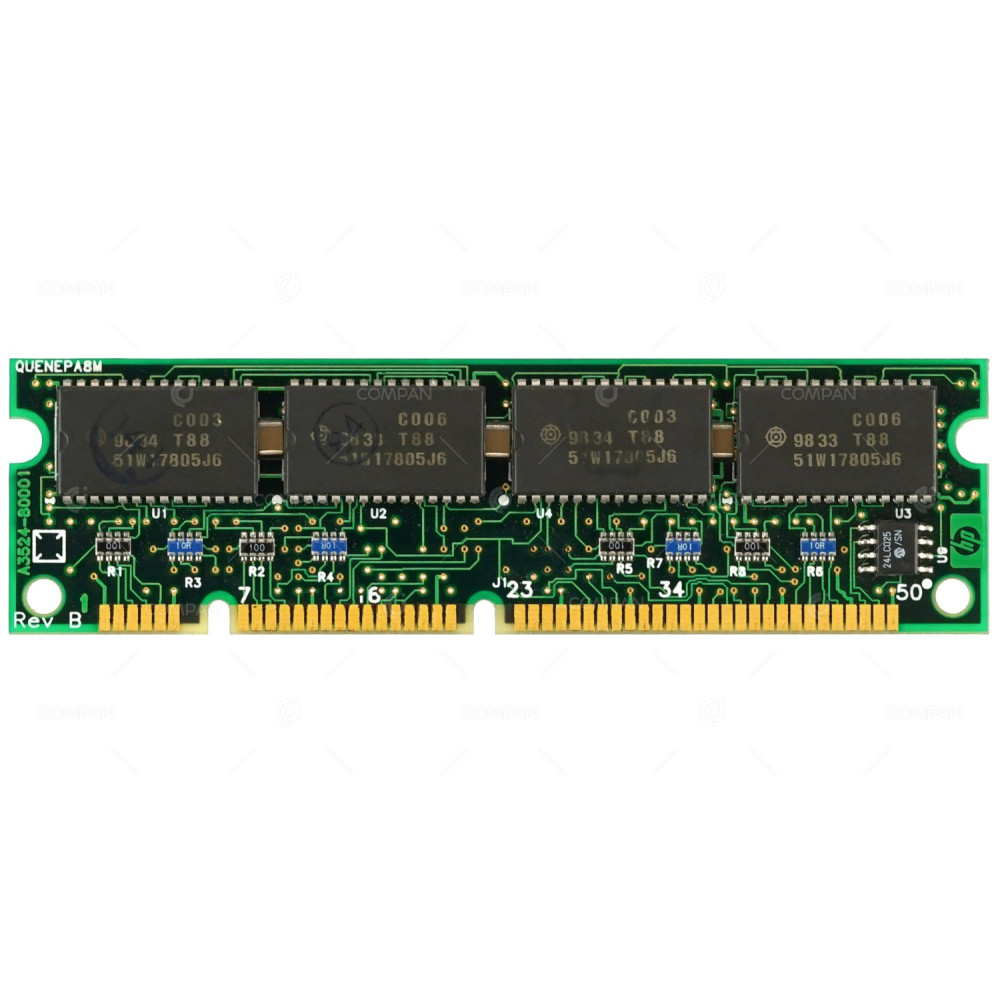A3523-60001 HP MEMORY 8MB EDO 100 PIN DIMM FOR LASERJET PRINTER 1100 4000 8000 C4136A, C4136AX, B-0001,